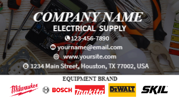 Electrical Supplies Business Card 1