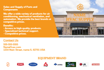 HVAC Supply Postcard 2