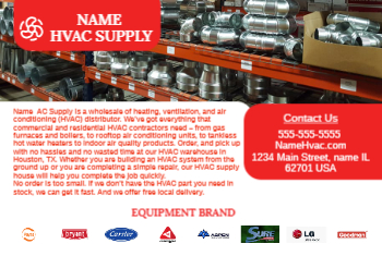 HVAC Supply Postcard 3