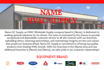 HVAC Supply Postcard 4