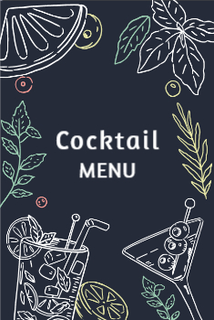 Bar Menu 2 6x9