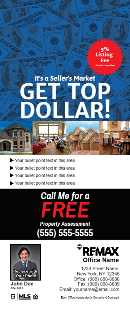Re/max Rack RE/MAX Rack Cards|Design & Print Online