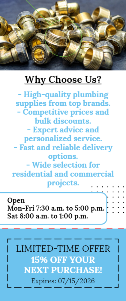 Plumbing Supplies Door Hanger 3