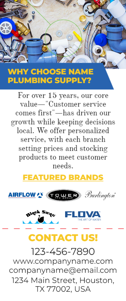 Plumbing Supplies Door Hanger 5