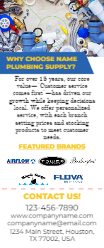 Plumbing Supplies Door Hanger 5