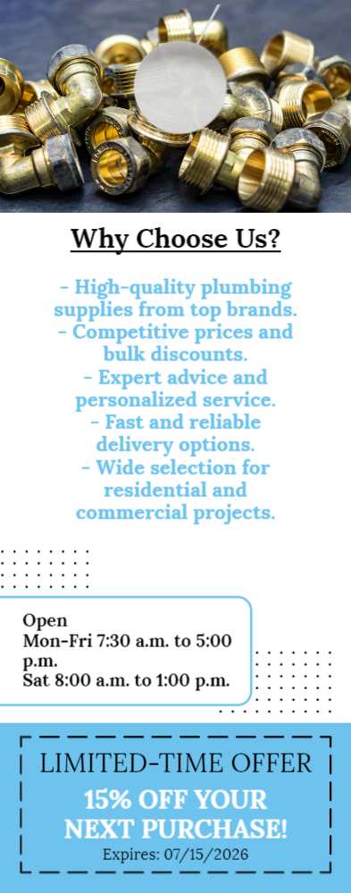 Plumbing Supplies Door Hanger 3