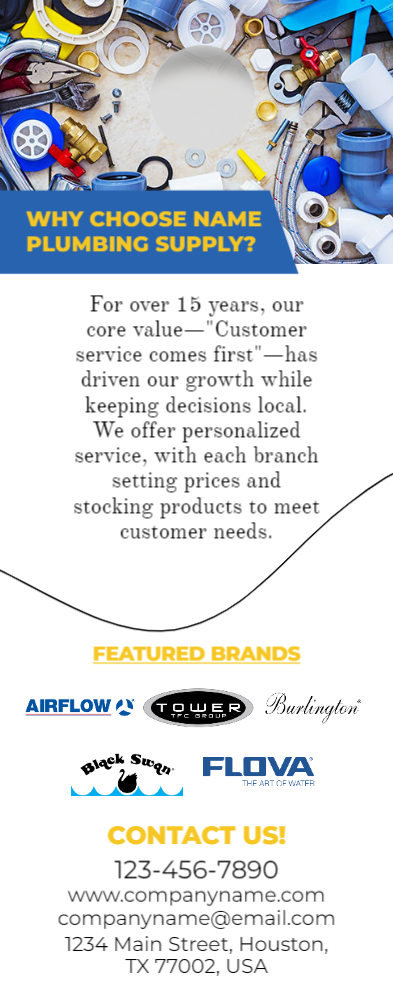 Plumbing Supplies Door Hanger 5