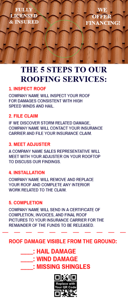 Roofing Door Hanger 7 3.5x8.5