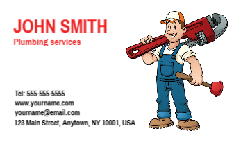 Plumbing Business Card 9