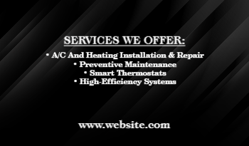 HVAC Business Card 9