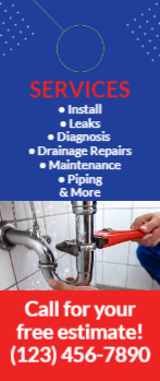 Plumbing Door Hanger 1 3.5x8.5