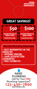 Plumbing Door Hanger 2 3.5x8.5