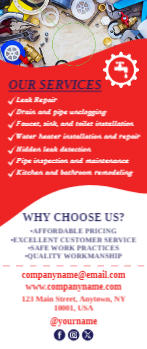 Plumbing Door Hanger 8 3.5x8.5