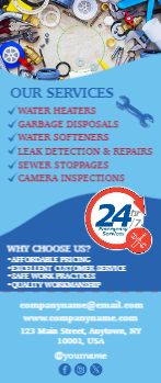 Plumbing Door Hanger 10 3.5x8.5