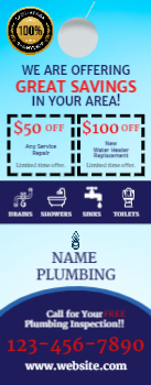 Plumbing Door Hanger 5b 4.25x11