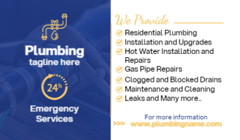 Plumbing Business Card 4