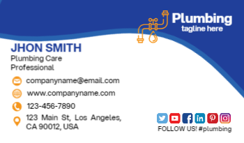 Plumbing Business Card 2