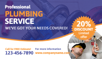 Plumbing Business Card 1