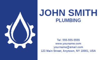 Plumbing Business Card 8