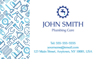 Plumbing Business Card 11