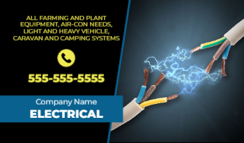 Electrician Business Card 2