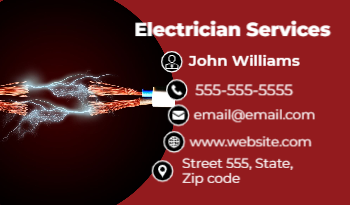 Electrician Business Card 4