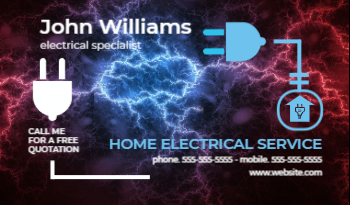 Electrician Business Card 5