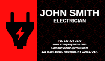 Electrician Business Card 9