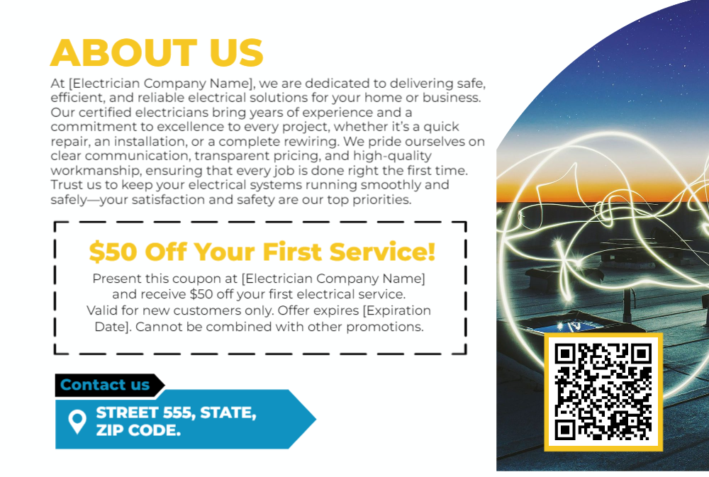 Electrician Postcard 4