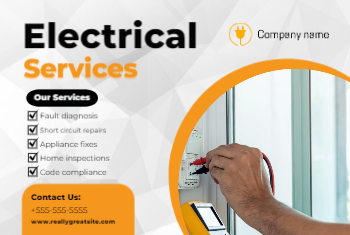 Electrician Postcard 2-H