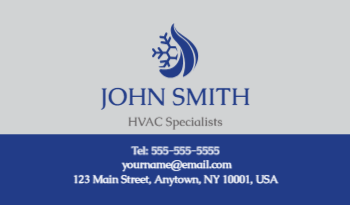 HVAC Business Card 6
