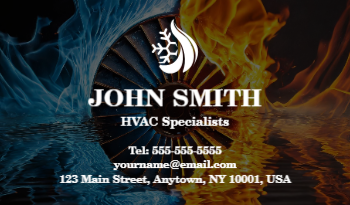 HVAC Business Card 8