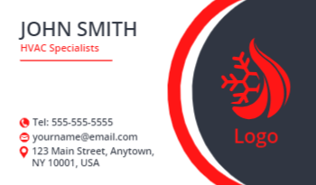 HVAC Business Card 10
