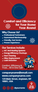 HVAC Door Hanger 6 3.5x8.5