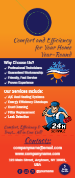 HVAC Door Hanger 7 3.5x8.5