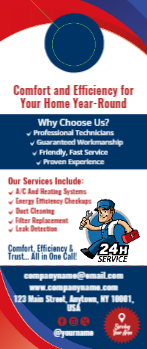 HVAC Door Hanger 8 3.5x8.5