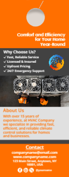 HVAC Door Hanger 10 4.25x11