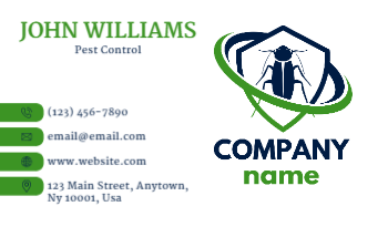 Pest Control Business Card 2a