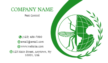 Pest Control Business Card 4a