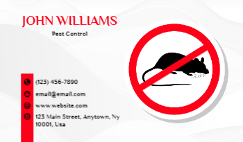Pest Control Business Card 5a