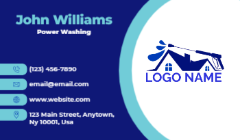 Power Washing Business Card 1b