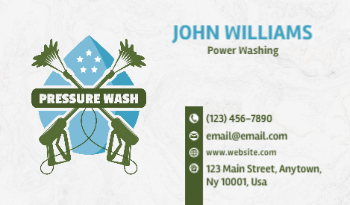 Power Washing Business Card 4b