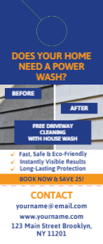 Power Washing Door Hanger 5a 3.5x8.5