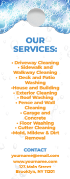 Power Washing Door Hanger 4a 4.25x11