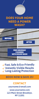 Power Washing Door Hanger 5a 4.25x11