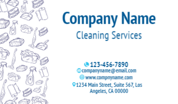 Cleaning Services Business Card 5