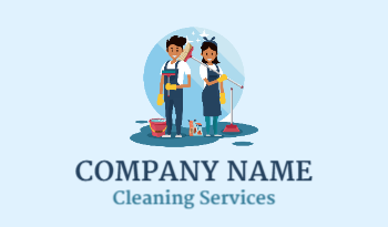 Cleaning Services Business Card 5a