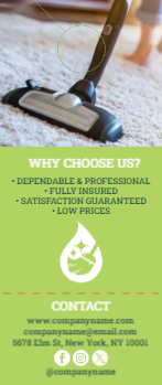 Cleaning Services Door Hanger 1a 3.5x8.5