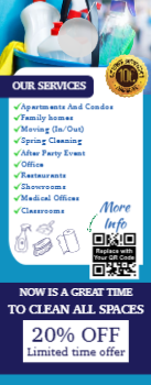 Cleaning Services Door Hanger 6b 4.25x11