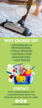 Cleaning Services Door Hanger 1a 4.25x11